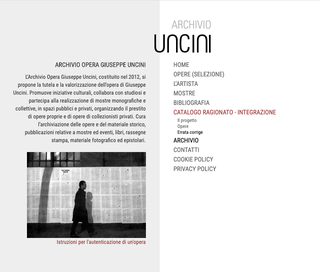 Archivio Giuseppe Uncini, Accessibilità

Attraverso questa pubblicazione online, l’archivio potrà interfacciarsi con una precisa rete di persone - addetti al settore, collezionisti e studiosi - per ottenere maggiori informazioni, aggiornamenti e eventuali correzioni sulle schede dei singoli lavori, specialmente di quelli la cui ubicazione non è conosciuta, garantendo così una maggior tutela e supervisione scientifica di tutto il patrimonio artistico del maestro.