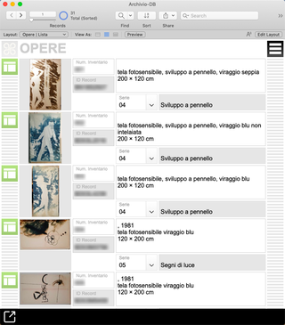 Associazione Bruno Di Bello, Opere

Tutte le opere inventariate sono visualizzabili in formato lista e in formato scheda.
Ogni opera è correlata con il proprio corredo documentale, espositivo, bibliografico e di immagini.