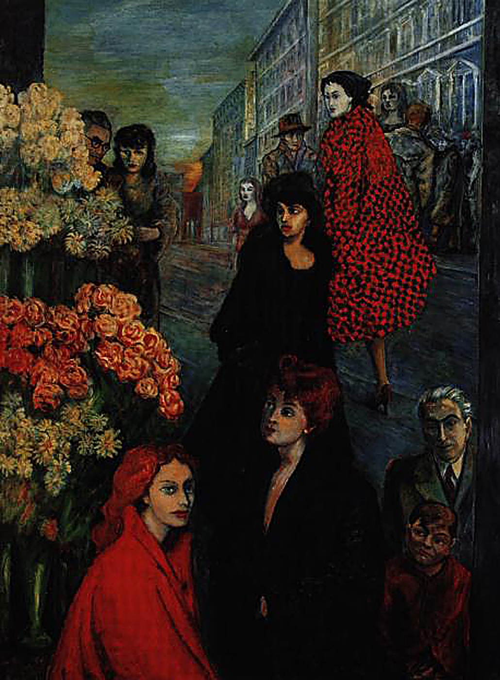 Archivio Aligi Sassu, Via Manzoni 1952
olio su tela
200 × 149,5 cm, © Archivio Aligi Sassu